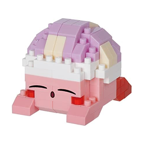 KAWADA nanoblock - Kirby - Sleeping Kirby, Character Collection Series Building Kit