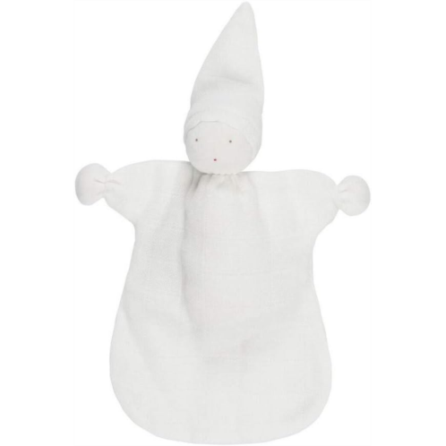 Under the Nile Organic Cotton Baby Muslin Sleeping Doll Lovey Toy White 8 Tall