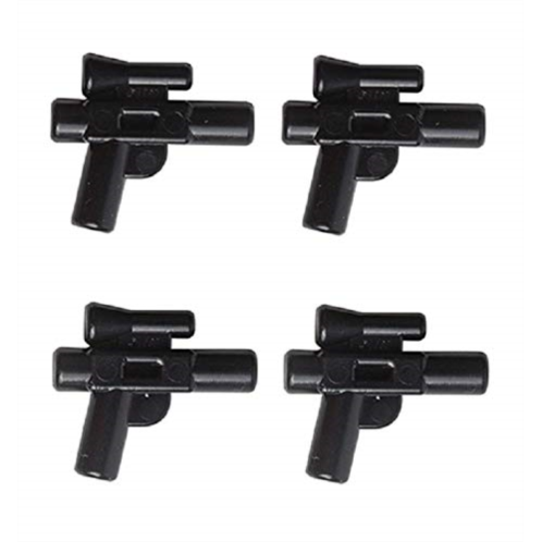 LEGO Star Wars: 4 Small Pistols - Black - for Minifigs