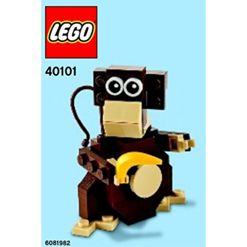 Lego Monkey Mini Model Parts & Instructions 40101