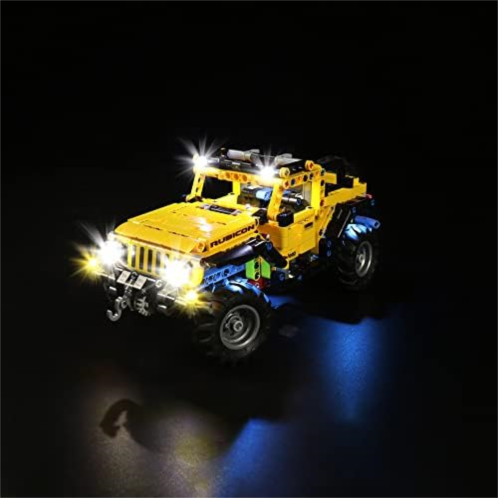 ZOVESY LED Light Set for Technic Jeep Wrangler Lighting Kit Compatible with Lego 42122 an Engaging Model, Without Building Blocks (Classic Version)