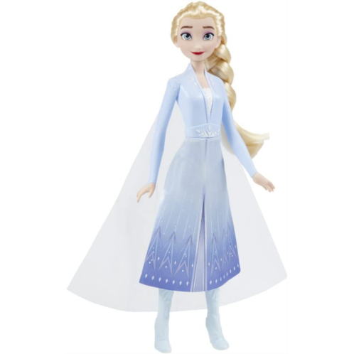 Frozen Disneys 2 Elsa Shimmer Fashion Doll, Skirt, Shoes, and Long Blonde Hair, Toy for Kids 3 Years Old and Up