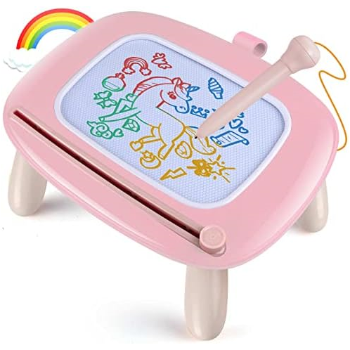 Smasiagon Toddler Girl Boy Toys,Magnetic Drawing Board for Toddlers,Early Learning Doodle Board Writing Painting Sketch Pad, Birthday Christmas Easter Valentines Day Gifts for 1 2