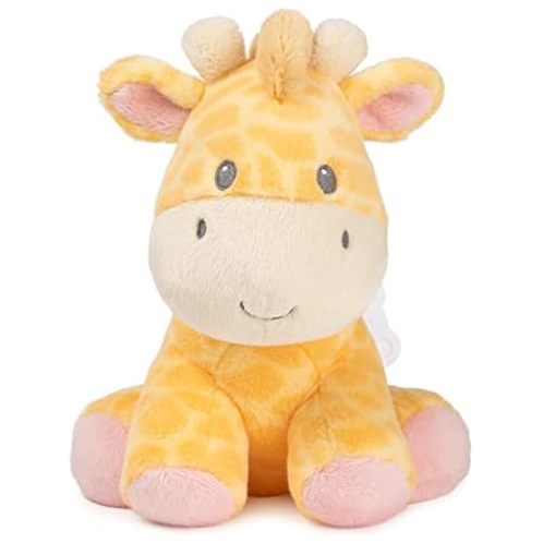 GUND Baby Safari Friends Giraffe Keywind Musical Plush, Plays Brahms Lullaby, Stuffed Animal Sensory Toy for Ages 10 Months and Up, Yellow, 9”