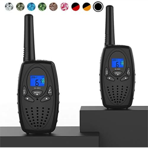 Walkie Talkies for Adults, Topsung M880 FRS Two Way Radio Long Range with VOX Belt Clip/Hand Held Walky Talky with 22 Channel 3 Miles for Family Home Cruise Ship Camping Hiking (Bl