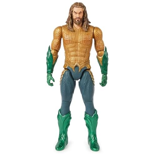 DC Comics, Aquaman Action Figure, 12-inch, Detailed Sculpt and Movie Styling, Easy to Pose, Collectible Superhero Kids Toys for Boys & Girls