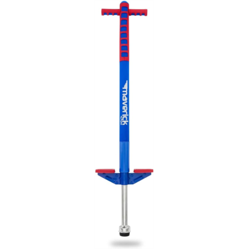 Flybar Maverick Pogo Stick for Kids Ages 5+, 40 to 80 Pounds, Perfect for Beginners, Easy Grip Handles, Anti-Slip Pegs, Outdoor Toys for Boys, Jumper Toys for Girls, Outside Toys f