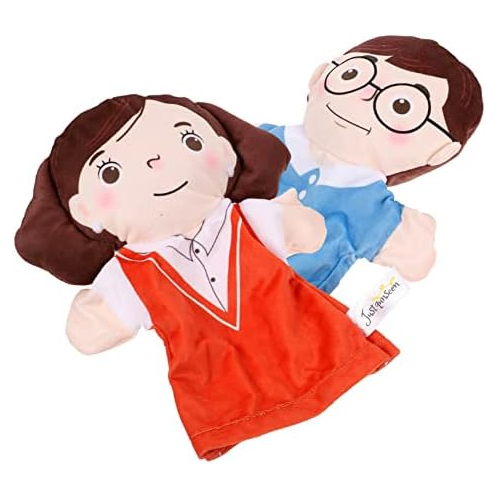VICASKY 2pcs Character Hand Puppet Grandpa Hand Puppet Finger Family Puppets Puppet Theater Kids Gloves for Kids Kid Suit Educational Figure Puppet Manual Pp Cotton Child Birthday