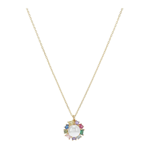 Kate Spade New York Candy Shop Pearl Halo Pendant Necklace