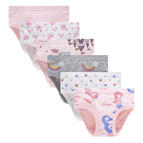 Barara King Little Girls Soft Cotton Underwear Toddler Undies Kids panties