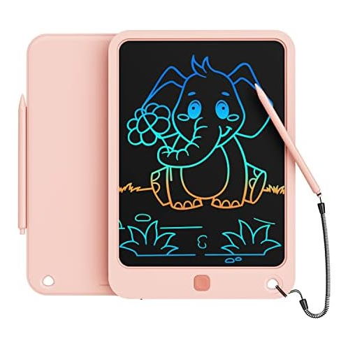 Kikapabi LCD Writing Tablet 10 Inch, Toys for 3 4 5 6 7 8 9 10 Year Old Boys Girls, Colorful Doodle Board Drawing Tablet, Gift for Boys Toddlers Age 3-12 Years, Memo Board, Drawing Pads wit