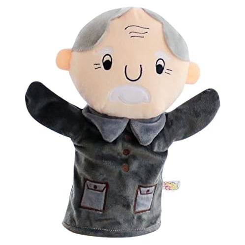 Vaguelly Family Hand Puppet Grandma Puppet Toys for Kids Gutama Plushy Family Members Puppets Toys Puppet Theater Adulttoy Hand Puppets for Children Cloth Puppetry Toddler Mini