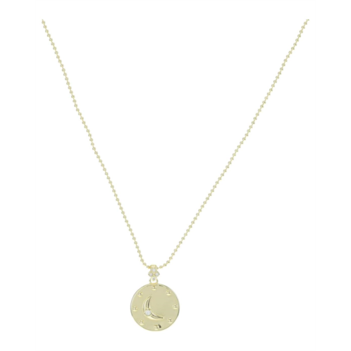 Argento Vivo Moon Medallion Pendant