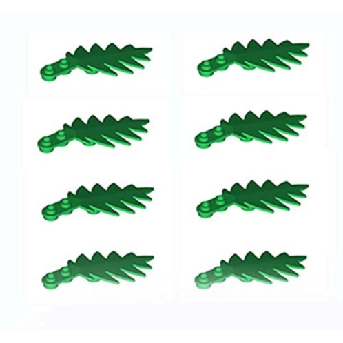 LEGO Parts: Plant, Tree Palm Leaf Small 8 X 3 (8 Count)
