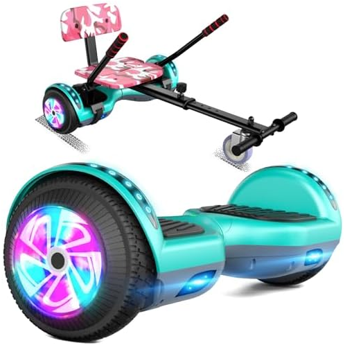 FLYING-ANT Hoverboard, 6.5 Inch Self Balancing Hoverboards with Bluetooth and LED Lights, Hover Board for Kids Teenagers