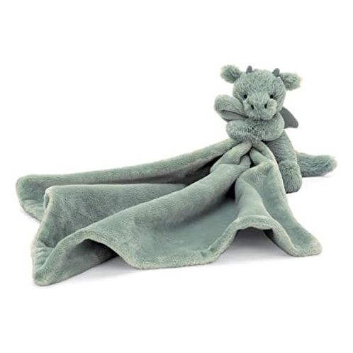 Jellycat Bashful Dragon Soother Baby Stuffed Animal Security Blanket