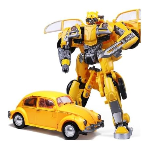 Aimery Transformer Toys Bumblebee Alloy Deformation Model 8.7inch Action Figure(Black Mamba Machine) (Color : Yellow)
