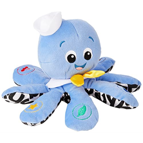 Baby Einstein Octoplush Musical Huggable Stuffed Animal Plush Toy, Learn Colors in 3 Languages, Blue, 11 Age 3 Month and up,