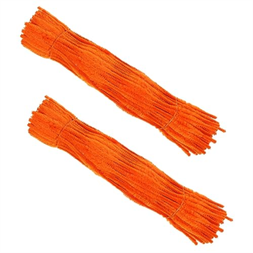 Operitacx 200pcs Wave Twist Stick School Art Projects Material Fuzzy Craft Stick Suit for Kids Chenille Wire Crafts DIY Making Supplies Polyester Plus Iron Wire Plush Strip Manual