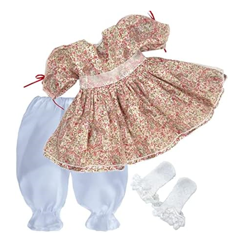 TatuDoll Reborn Doll Clothes Girl Baby Clothing 22-24inch Reborn Toddler Dolls Princess Dress