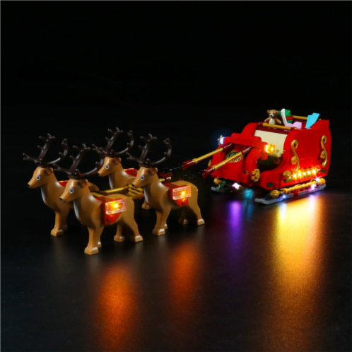 VONADO Led Light Kit for Lego Santa Sleigh 40499 - Lego Sets Not Included, Led Lighting Kit for Lego Christmas Set