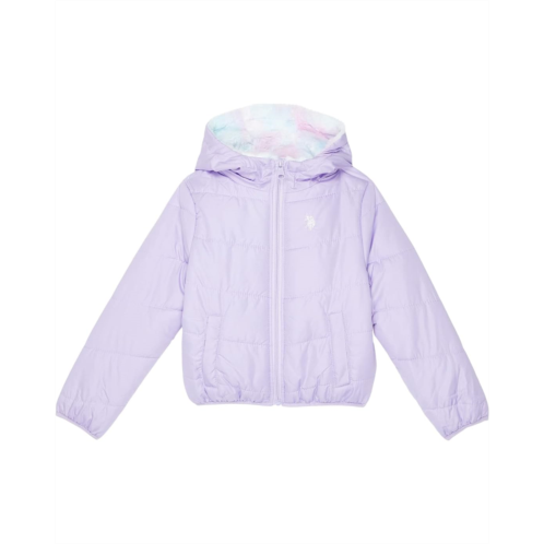 U.S. POLO ASSN. Tie-Dye Faux Fur Jacket (Little Kids/Big Kids)