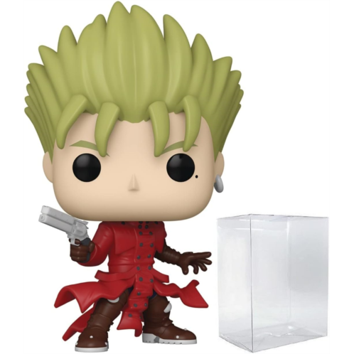 POP Anime: Trigun - VASH The Stampede Funko Vinyl Figure (Bundled with Compatible Box Protector Case), Multicolor, 3.75 inches