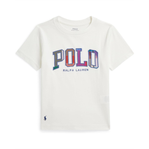 Polo Ralph Lauren Kids Madras-Logo Cotton Jersey Tee (Toddler/Little Kid)