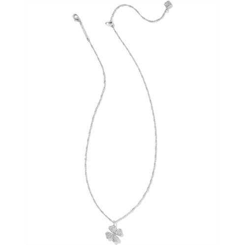 Kendra Scott Clover Crystal Short Pendant Necklace
