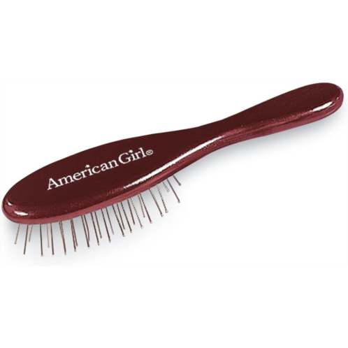 American Girl 18-inch Doll Accessories Doll Brush with Sturdy Wooden Handle and Wire Bristles, for Ages 8+