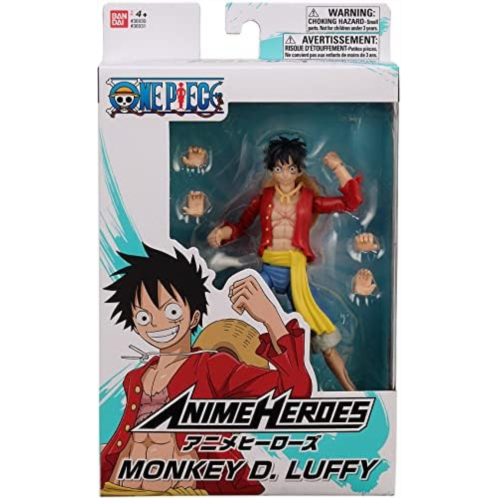 BANDAI Anime Heroes - One Piece - Monkey D. Luffy Action Figure 36931
