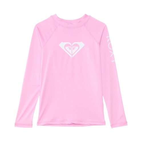 Womens Roxy Kids Whole Hearted Long Sleeve Rashguard (Big Kid)