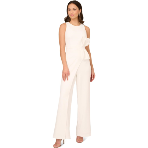 Adrianna Papell Wide Leg Bow Detail Jumpsuit