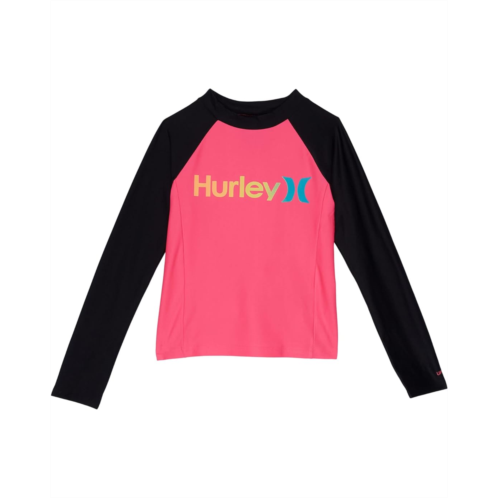 Hurley Kids Long Sleeve Rashguard Shirt (Big Kids)