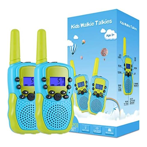 Selieve Toys for 3-12 Year Old Boys Girls, Easter Basket Stuffers, Walkie Talkies for Kids 22 Channels 2 Way Radio Toy with Backlit LCD Flashlight, 3 Miles Range for Outside, Campi