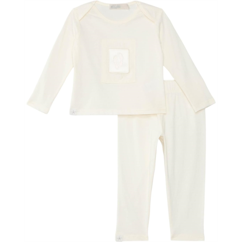 Barefoot Dreams Kids Malibu Collection Heritage Organic Cotton Baby Set(Infant)