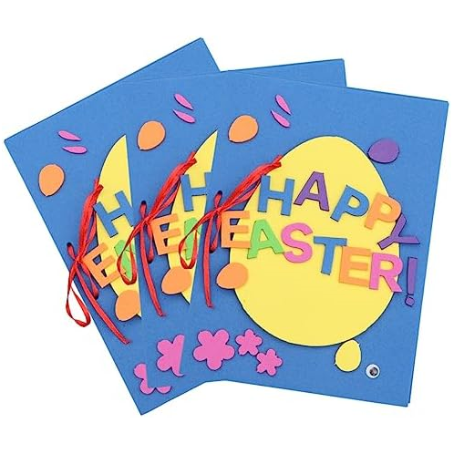 NOLITOY 3pcs Easter Art Craft Supplies Easter Party Favor Easter Birthday Cards Easter Theme Card Making Kit Easter Theme Greeting Cards Diy Greeting Card Material Diy Thank You Ca