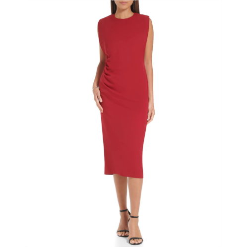Calvin Klein String Shoulder Cinched Dress
