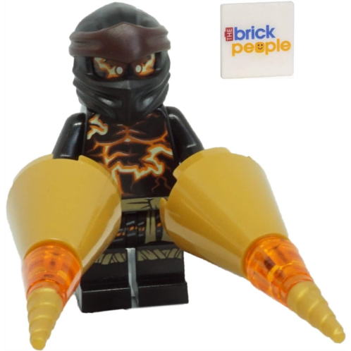 LEGO Ninjago: Cole Minifigure from Master of The Mountain with Drilling Weapons