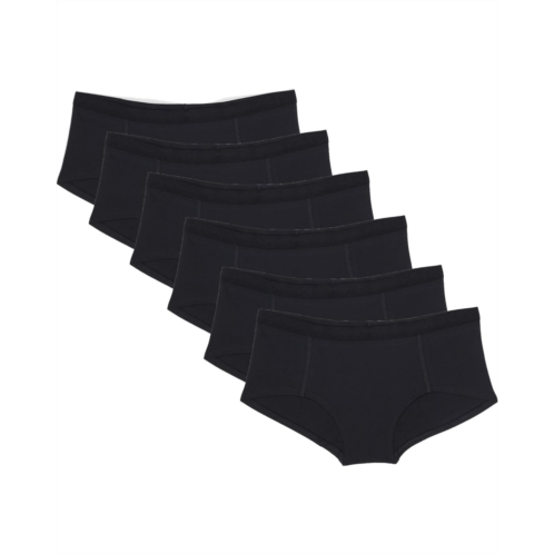 Womens PACT Boyshorts 6-Pack