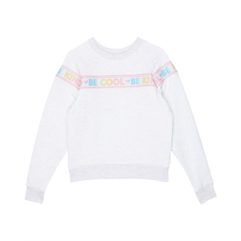 Tiny Whales Be Cool, Be Kind Boxy Sweatshirt (Toddler/Little Kids/Big Kids)