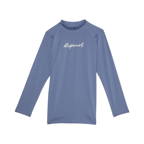 Rip Curl Kids Long Sleeve Script Rash Vest (Big Kids)