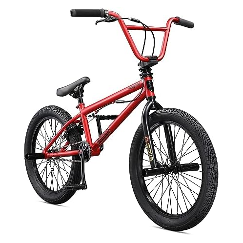 Mongoose Legion Kids Freestyle BMX Bike, Intermediate Rider, Boys and Girls Bikes, 20-Inch Wheels, Hi-Ten Steel Frame, Micro Drive 25x9T BMX Gearing