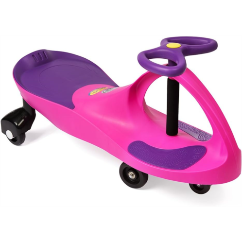 The Original PlasmaCar by PlaSmart - Pink Purple - Ride On for Ages 3 Years and Up - No Batteries, Gears or Pedals - Twist, Turn, Wiggle for Endless Outdoor Fun- Sit Down Kids Ridi