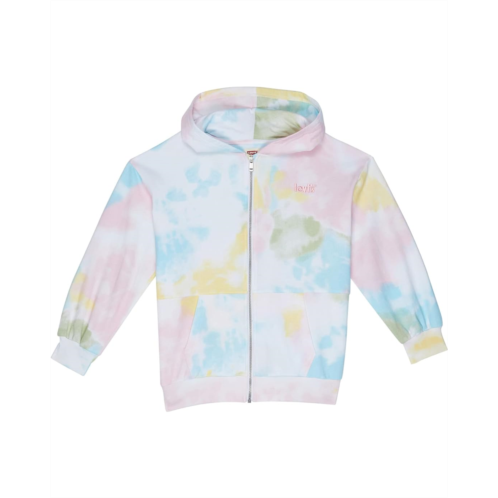 Levi  s Kids Oversized Zip-Up Hoodie (Big Kids)