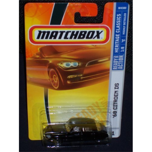 Matchbox 2008 Heritage Classics #1 68 Citroen DS Black 1 of 8 by MBX Heritage Classics
