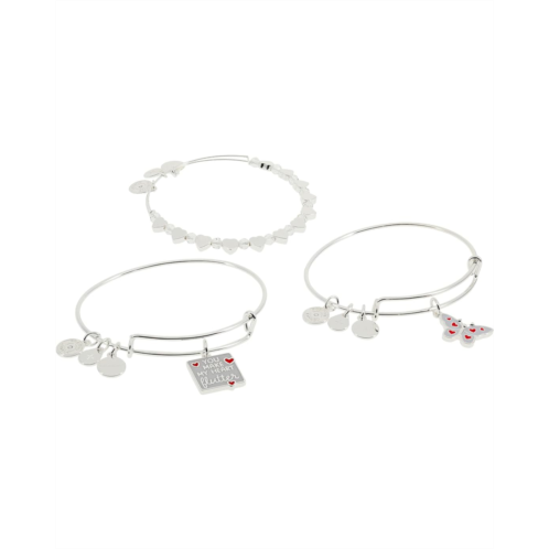 Alex and Ani You Make My Heart Flutter Bracelet Set of 3