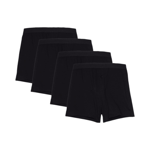 Mens PACT Knit Boxers 4-Pack