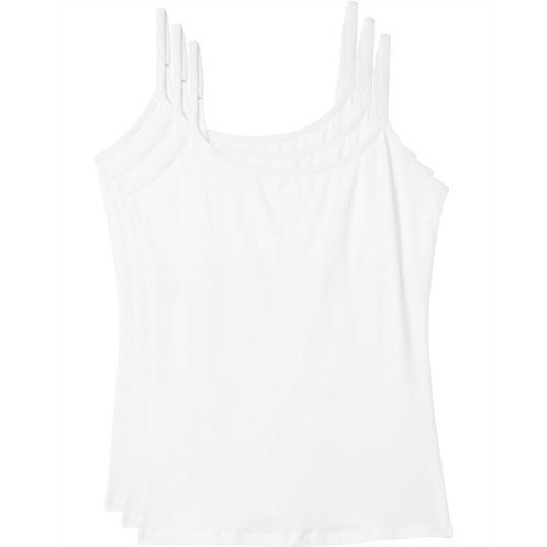 Womens PACT Organic Cotton Shelf Bra Camisole 3-Pack