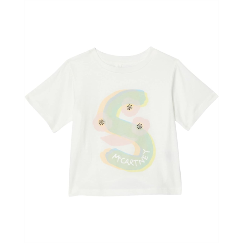 Stella McCartney Kids Tee with Overlayer S Print (Toddler/Little Kids/Big Kids)